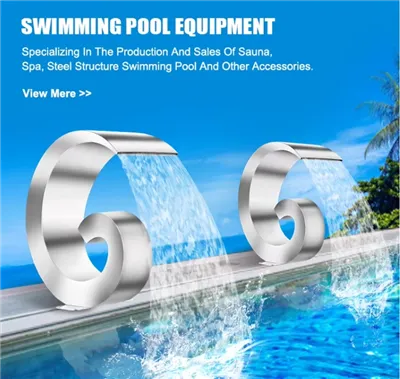 Fallas de agua para piscinas